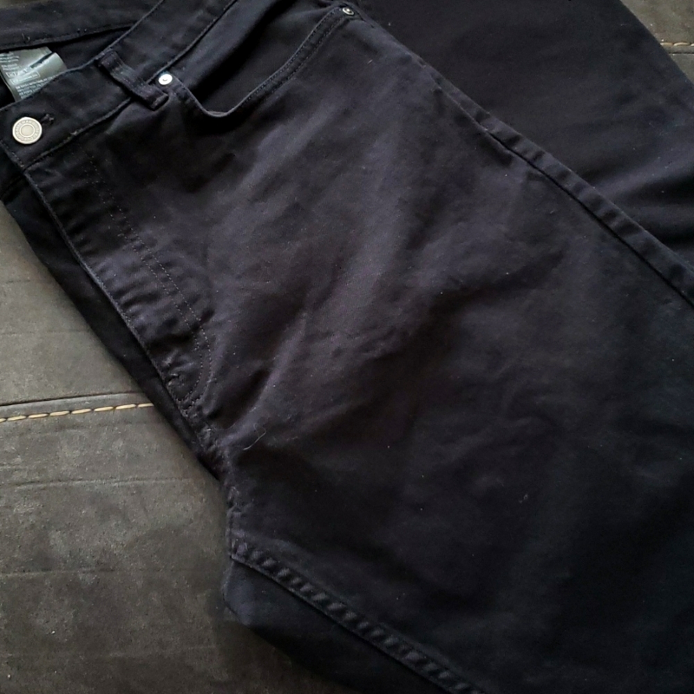 H&M SKINNY FIR COUP/MOULANTI BLACK DENIM SZ US 36 M.   UNISEX